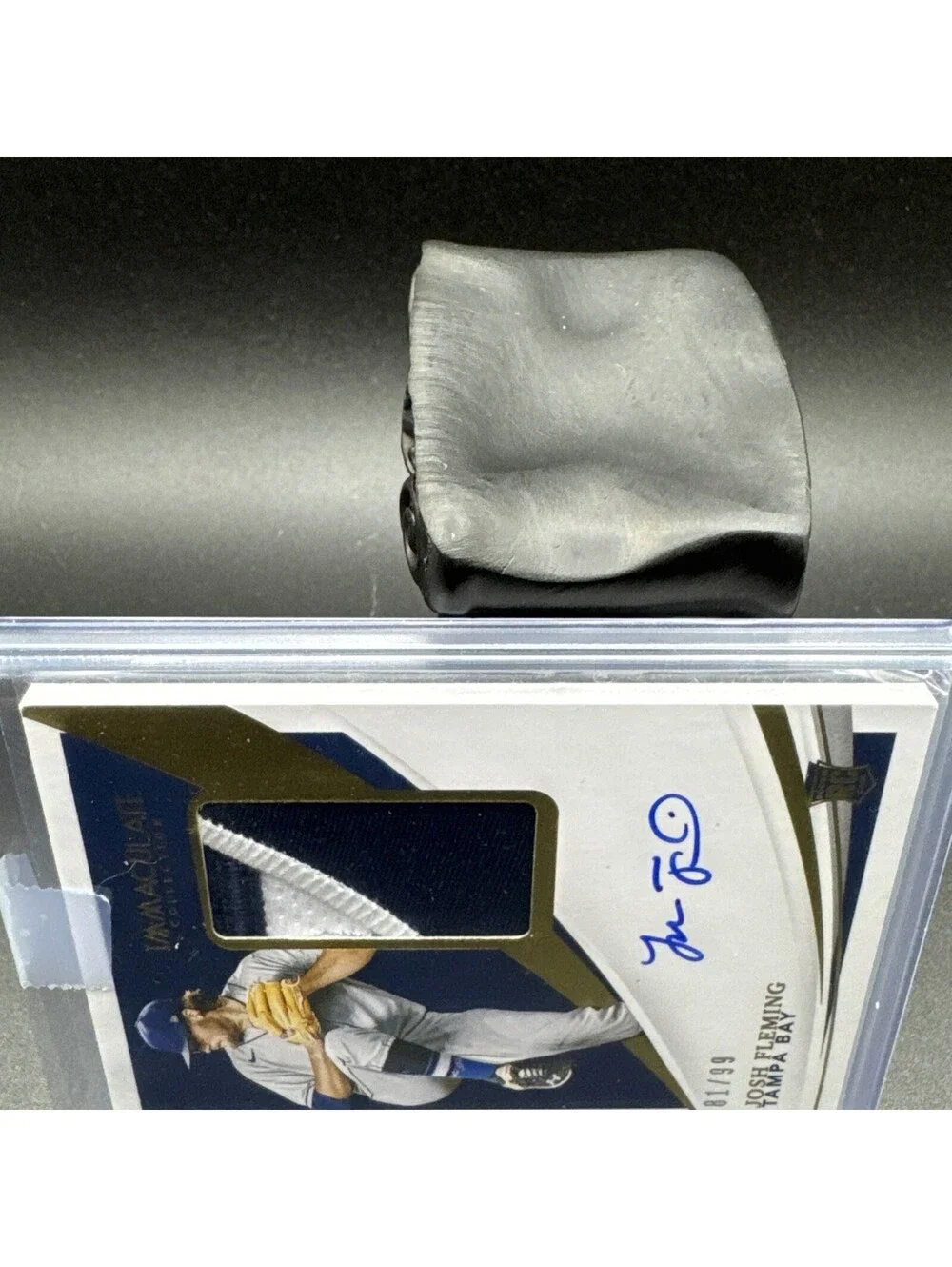 Josh Fleming Immaculate Collection No. 151 - 2021 Panini - Auto & Swatch 81/99